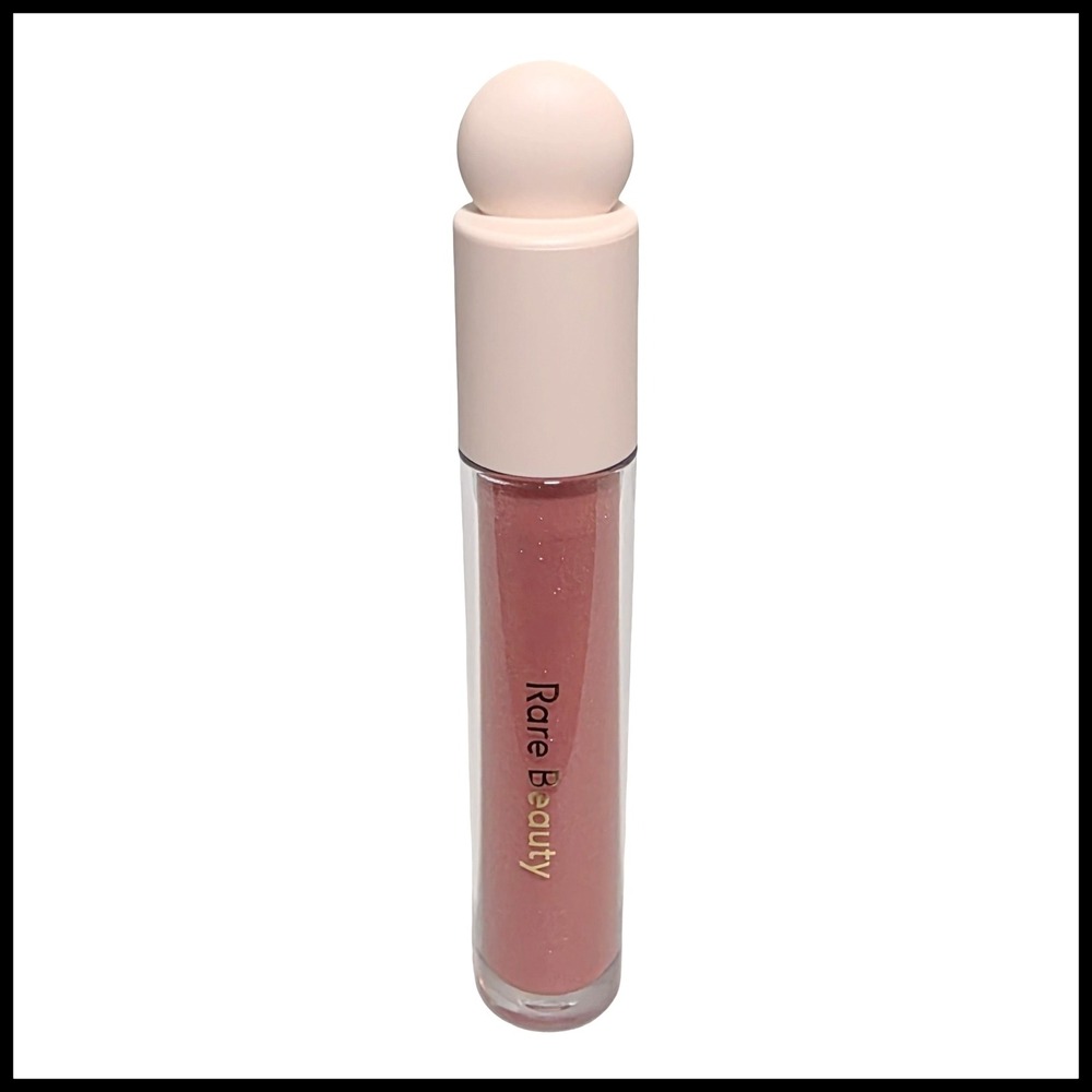 Rare Beauty Stay Vulnerable Glossy Lip Balm Glimmer Mauve Pink 0.11oz 3.3ml